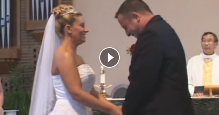 Bride Can Stop Laughing During 8