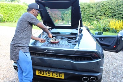 Cooking An Egg With A Lamborghini Cooking An Egg With A Lamborghini