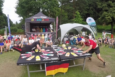 The Best Head Ping Pong Rally You'll See All Day The Best Head Ping Pong Rally You'll See All Day
