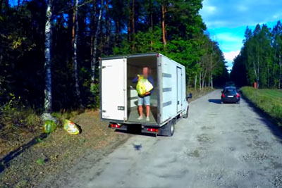 Guy Uses Drone With Loud Speaker To Prevent Illegal Trash Dumping In The Forest Guy Uses Drone With Loud Speaker To Prevent Illegal Trash Dumping In The Forest