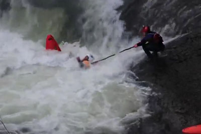 Kayaker Nearly Drowns Trying To Escape Churning Waters Beneath A Waterfall Kayaker Nearly Drowns Trying To Escape Churning Waters Beneath A Waterfall