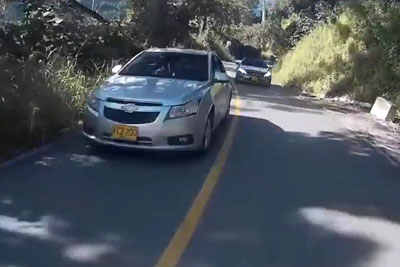 This Biker Close Call From Colombia Will Give You Chills This Biker Close Call From Colombia Will Give You Chills