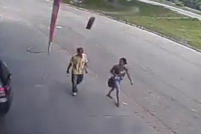 Man Lucky To Be Alive After Being Struck By Runaway Tire Man Lucky To Be Alive After Being Struck By Runaway Tire