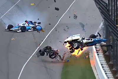 It's A Miracle Both Drivers Walked Away From This Terrifying Crash At The Indy 500 It's A Miracle Both Drivers Walked Away From This Terrifying Crash At The Indy 500