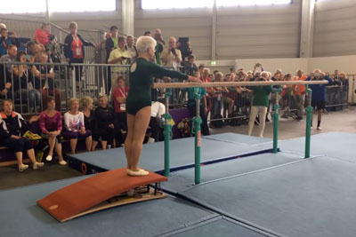 WATCH: 91-Year-Old Gymnast Completes Impressive Routine At Berlin Competition WATCH: 91-Year-Old Gymnast Completes Impressive Routine At Berlin Competition