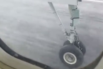 Footage Shows A Shocking Moment When Airplane lands On A Deer Ripping It Apart Footage Shows A Shocking Moment When Airplane lands On A Deer Ripping It Apart