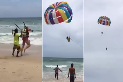 WATCH: Australian Tourist Falls To Death While Parasailing In Thailand WATCH: Australian Tourist Falls To Death While Parasailing In Thailand