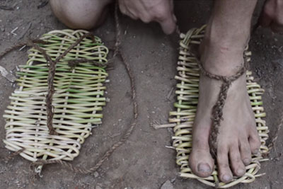 Primitive Technology Guy Shows Us How To Make Sandals In The Middle Of The Woods Primitive Technology Guy Shows Us How To Make Sandals In The Middle Of The Woods
