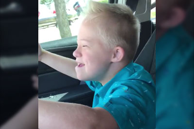 Little Kid With Down Syndrome Goes Viral With Singing Whitney Houston In His Mom's Car Little Kid With Down Syndrome Goes Viral With Singing Whitney Houston In His Mom's Car