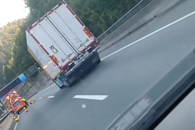 VIDEO: Šok za voznico na štajerski avtocesti: Tako jo je ogrožal tovornjakar!