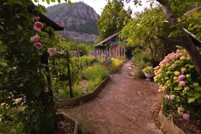 Čudovit vrt iz Vipavske doline, ki jemlje sapo: Zanj skrbi gospa Ingrid!