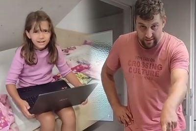 VIDEO: Oče je spremenil geslo za internet: Posnetek, ki je nasmejal Slovenijo!
