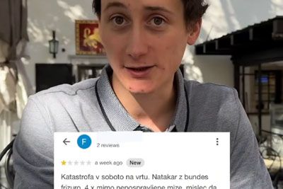 Cene Prevc ostro nad pritožbo gosta: Pokazal, kaj ga je zmotilo v njegovi kavarni