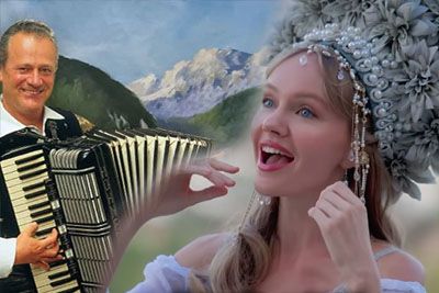 Lepotica iz Rusije, ki je očarala Slovenijo: Zapela pesem Slavka Avsenika