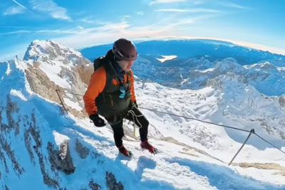 Hrvat navdušil s posnetkom Triglava: Na poti posnel prizor, ki jemlje sapo