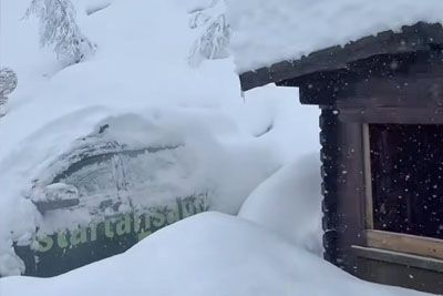 Rekordne količine snega v Italiji