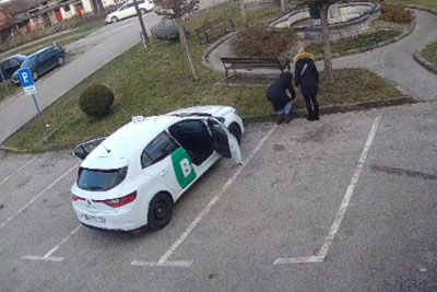 Ženski na parkirišču odvrgli vrečko s sedmimi mladički, vsi so poginili