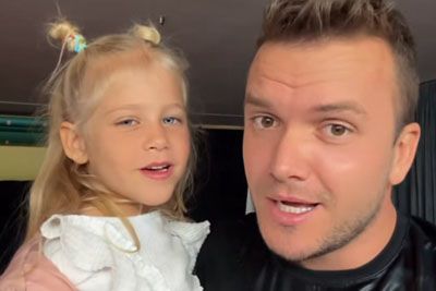 Luka Basi zapel s hčerko Tio, gledalci v en glas: »Izrezana kopija mamice«