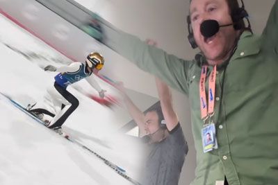 Eksplozija veselja ob zlatu Slovenije: Jernej Damjan in britanski komentator