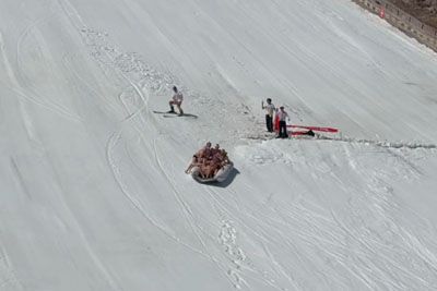 Po letalnici v Planici so se spustili s čolnom: Ni se končalo dobro