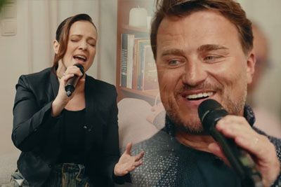 Nina Pušlar z opernim pevcem: takšne izvedbe nismo vajeni