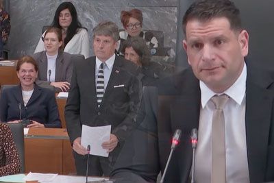 Dvoboj Stevanovića in Sajovica, DZ v smeh: »Ne nam afne guncat«