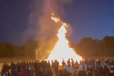 Prizor na kresovanju pri Mariboru: Kot bi nekaj belega s krili zapustilo ogenj