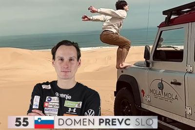 Domen Prevc navdušil v Afriki: Tako se mu je danes poklonil FIS