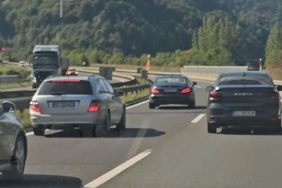 Dve minuti groze: To je počel voznik, preden so ga ustavili na dolenjski avtocesti