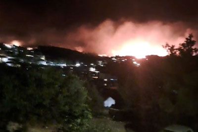 Požar na otoku Brač skozi oči Slovenke: »Ne morejo pogasit, bogi gasilci«