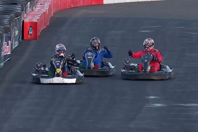 Max Verstappen proti 100 amaterjem, na gokart dirki tudi Janja Garnbret