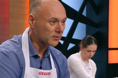 Gregor na poti v MasterChef doživel nesrečo, ob njem sedela ta tekmovalka