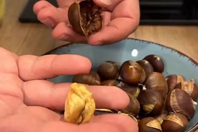 Kako speči kostanj, da se enostavno olupi: Postopek razkril Dan iz MasterChefa