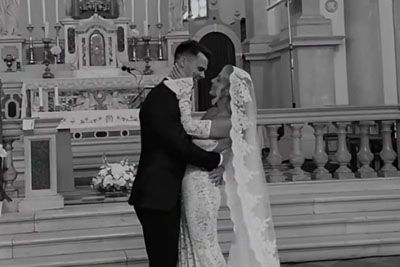 Tim Gajser poročil Špelo, objavila utrinke njunega poročnega dne
