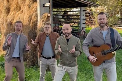 Kvatropirci niso pozabili na Avsenike: Rojakom poslali pozdrav v Argentino