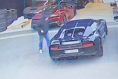 Mate Rimac razkril, kako so mu ukradli Bugattija: Objavil posnetek kamere