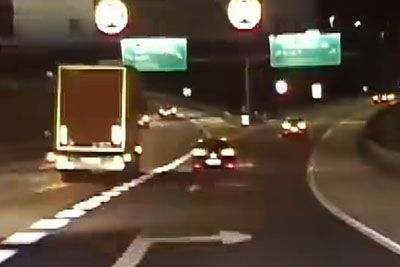 Voznik začetnik divjal 219 km/h, ljubljanski policisti objavili posnetek