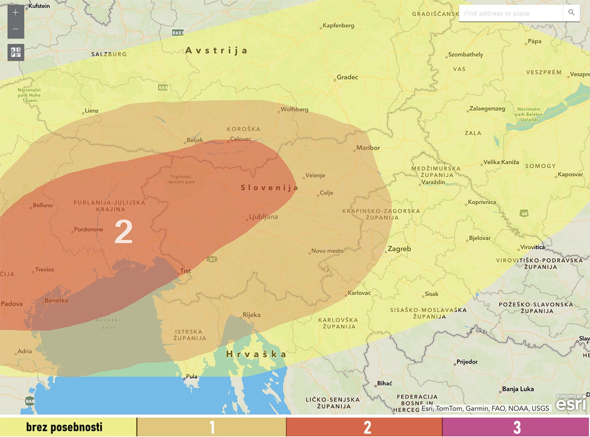 Opozorilo pred nevihtami - Neurje.si