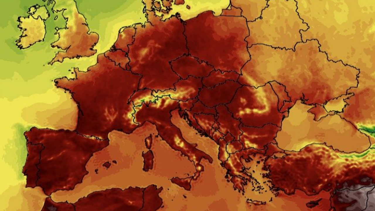 Napoved vročinskega vala po Evropi