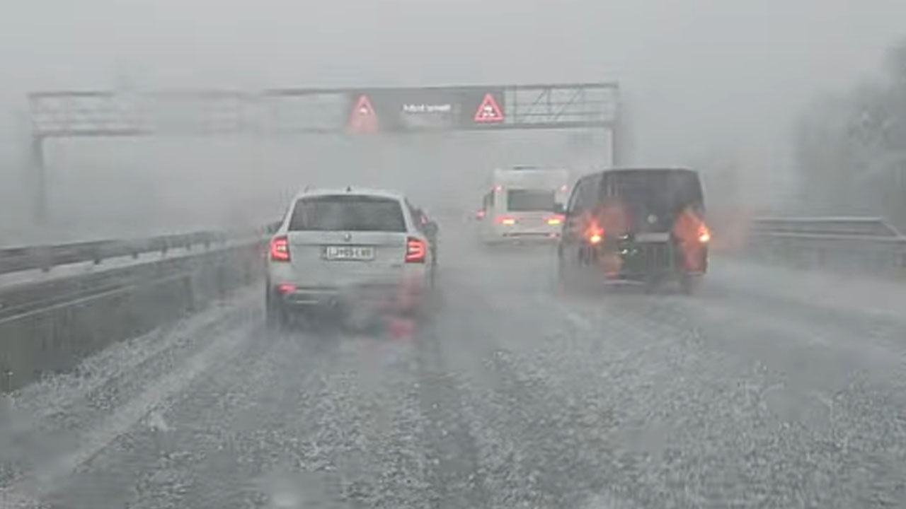 Hudo neurje s točo pravkar zajelo Vrhniko