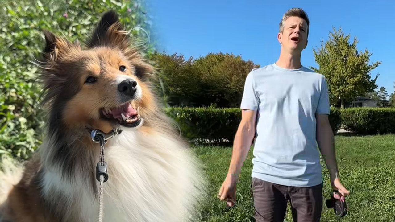 Boštjan Romih nasmejal s posnetkom, vso pozornost je ukradel njegov pes Pačo