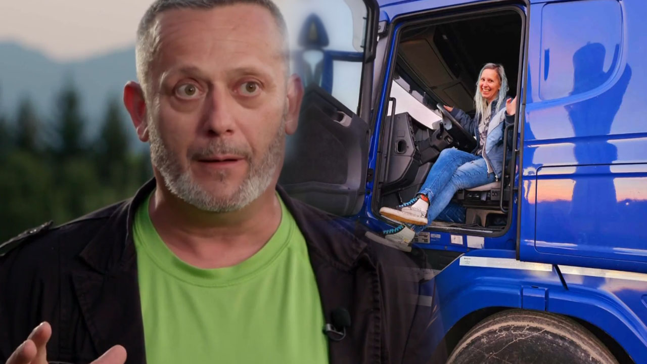 Dule iz šova Ljubezen po domače navdušen nad Majo, ki si je kupila tovornjak, da se z njim vozi v službo