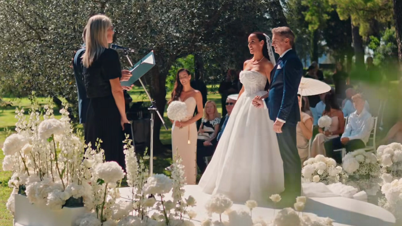 Robert Golob in Tina Gaber objavila posnetek z njune poroke