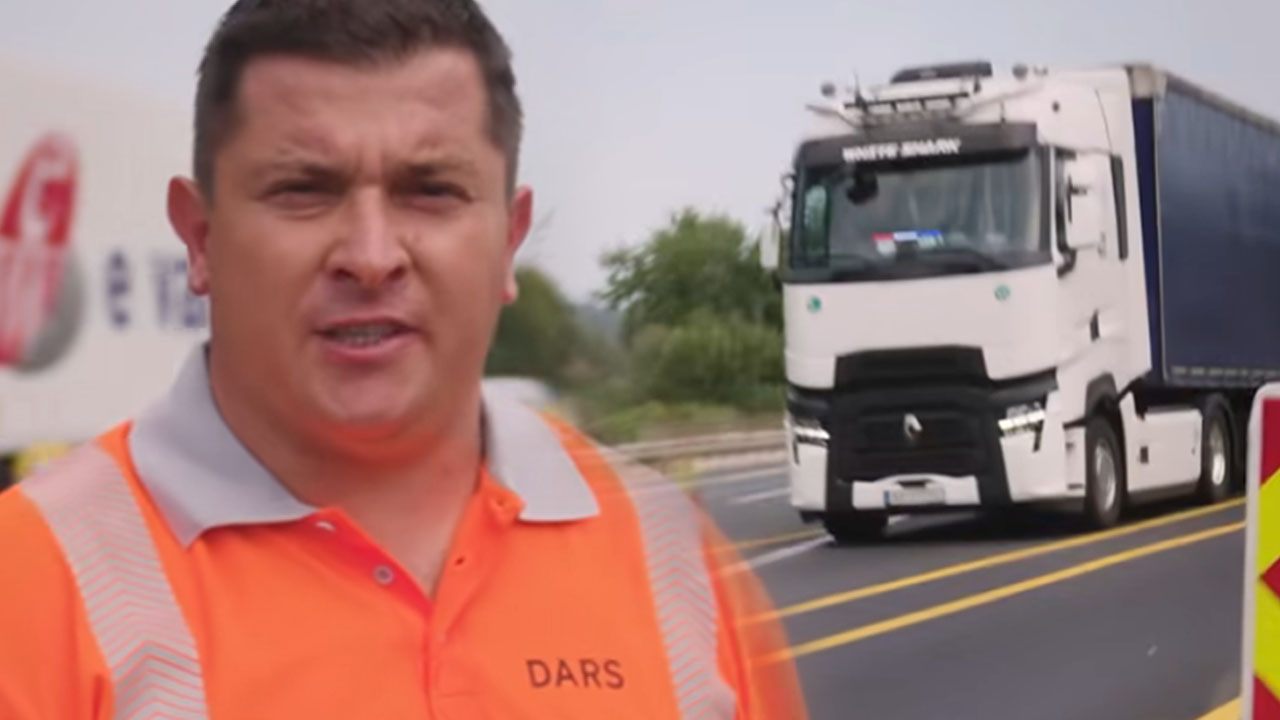 Izpoved delavca Darsa, ki voznike opozarja na previdnost v delovnih zaporah