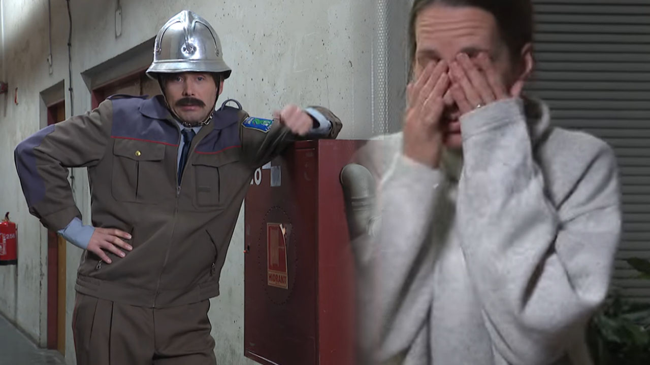 Parodija na testiranje sistema SI-ALARM za obveščanje javnosti pred nevarnostjo