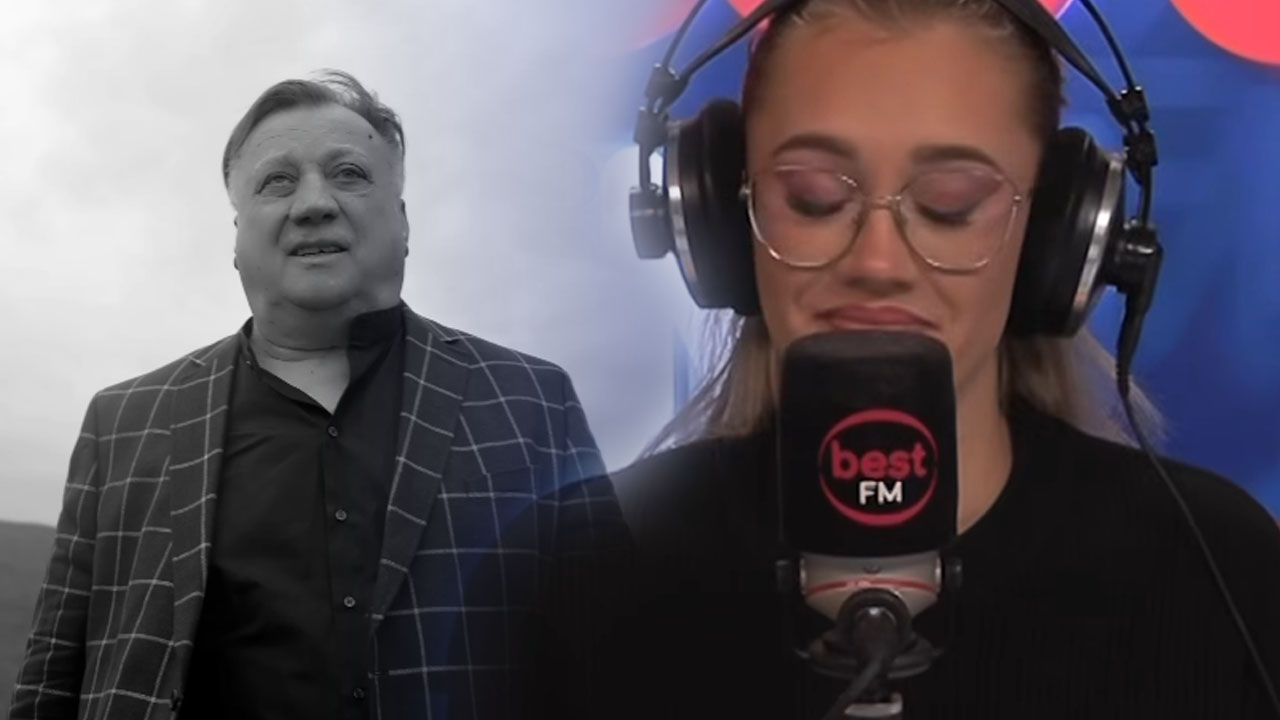 Slovo radijske voditeljice Nadje Kovačević od pokojnega pevca Haldia Bešlića