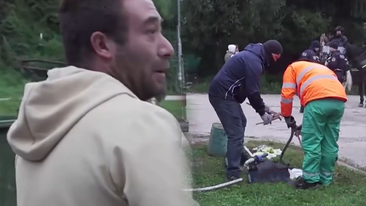 V romskem naselju Brezje so zaprli nelegalne priključke na vodovod