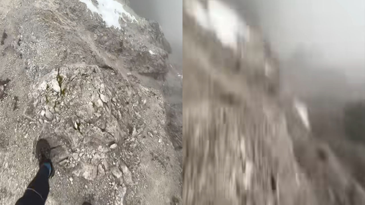 Slovenec je objavil pretresljiv posnetek iz Karavank, ko bi ga v gorah skoraj doletela tragedija