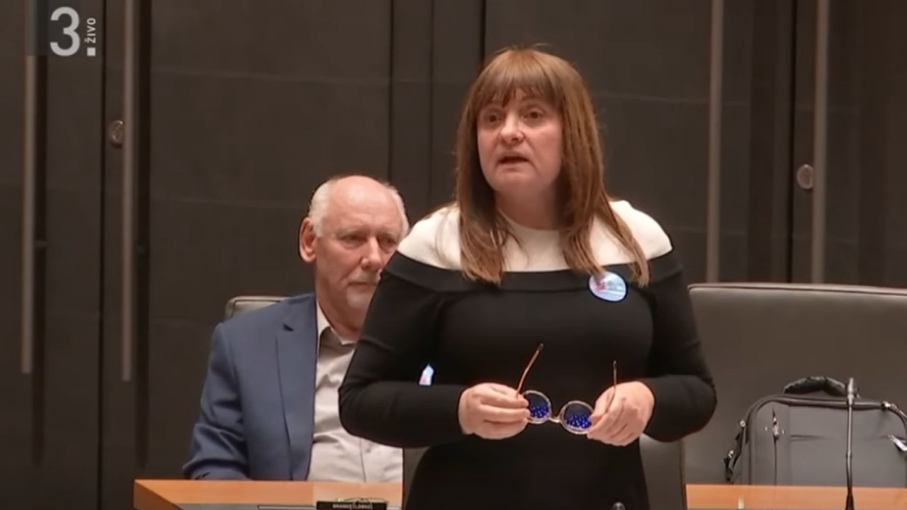 Tamara Vonta je zabrusila kolegu, da je zanjo presmrkav