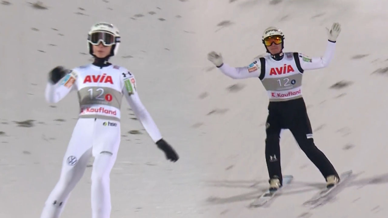 Slovenija na prvi mešani ekipni tekmi do drugega mesta v Lillehammerju